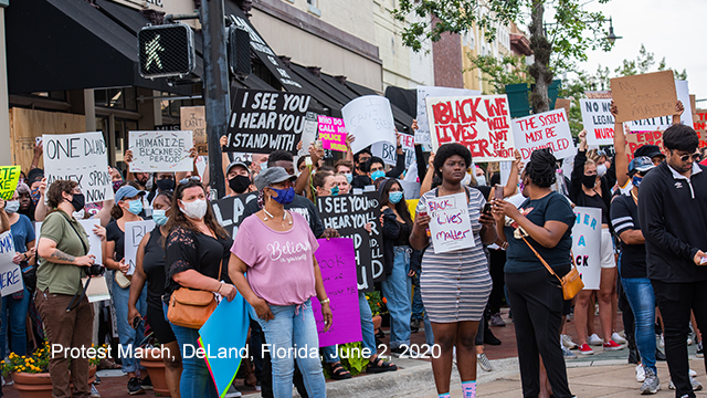 Protest March, DeLand Florida, June 2, 2020